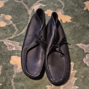 Clarks Black Chukka Boots